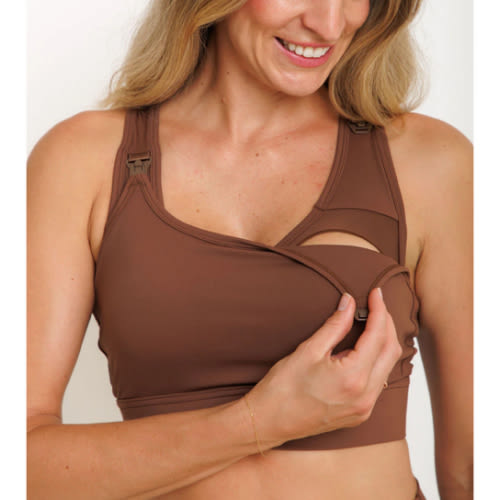 NURSING SPORTS BRA - "THE ULTIMATE" MAXIMUM SUPPORT + MAX COVERAGE - H – Kiss Active