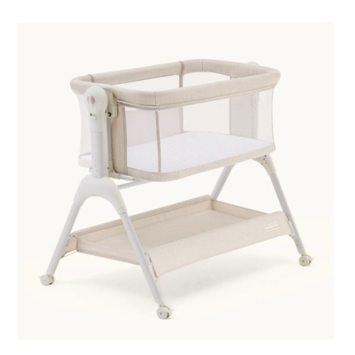 HARPPA Cuddly Sway | 3-in-1 Rocking Baby Bassinet & Bedside Sleeper with Anti-Reflux Mattress for Newborns | Attaches to Bed, Adjustable Height, Tool-Free Setup, Portable Wheels, CPSC Certified, Gentle Rocking Motion | Ideal for Infants, Safe Co-Sleeping