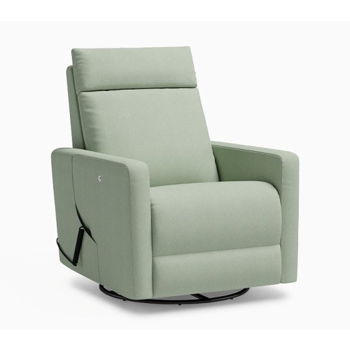 Paxton Deluxe Recliner with Heat and Massage Heathered Chenille Sage