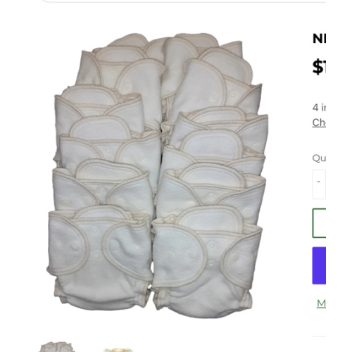 Newborn Cotton Diaper Bundle (Pack of 12) – Babee Greens