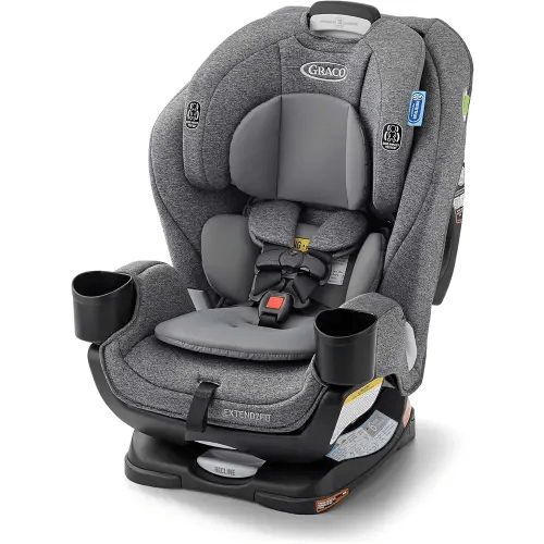 Graco Extend2Fit Convertible Baby Car Seat, Rear and Forward Facing, Adjustable Extension Panel for Extra Legroom, Cullen