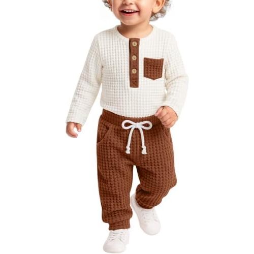 2 Piece Baby Boy Bodysuit and Pants Set