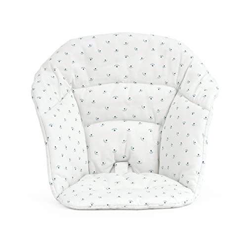 Stokke Clikk Cushion, Blueberry Boat - Compatible Clikk High Chair - Provides Support for Babies - Made with Organic Cotton - Reversible & Machine Washable - Best for Ages 6-36 Months