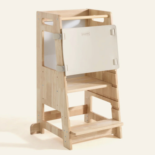 HARPPA Nordo | Safe & Stable Montessori Toddler Kitchen Wooden Tower - Perfect for Cooking & Learning, Counter Helper, Kitchen Tower, Gift for 2 Year Old