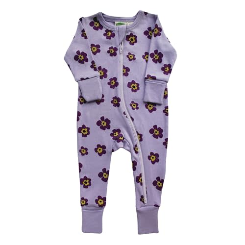 PARADE Organic Holiday Print '2-Way' Zip Romper