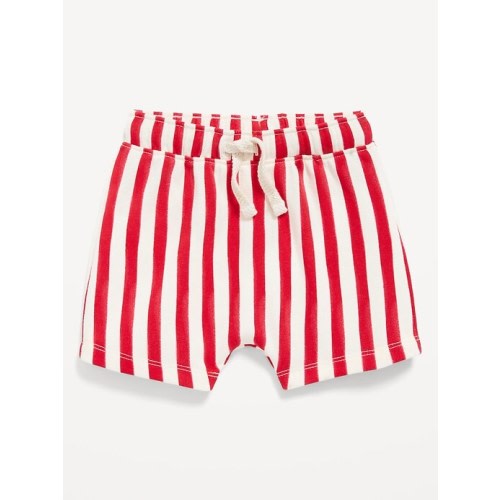 French Terry Striped Unisex Shorts for Baby
