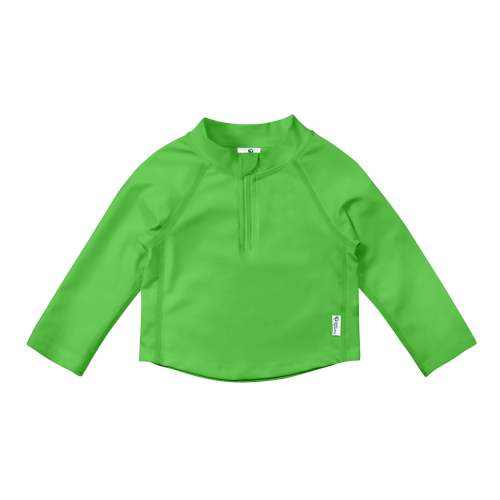 Eco Zip Long Sleeve Rashguard - Safety Colors | Green Sprouts