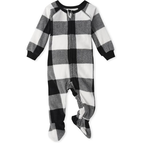 The Children's Place unisex-baby And Kids, Sibling Matching, Christmas Pajama Sets, Fleece