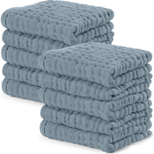 Muslin Washcloths - Pack of 10