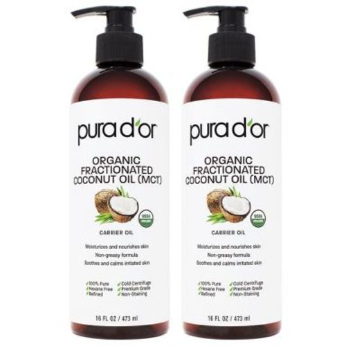 Organic Fractionated Coconut Oil 16 oz (2-Pack)