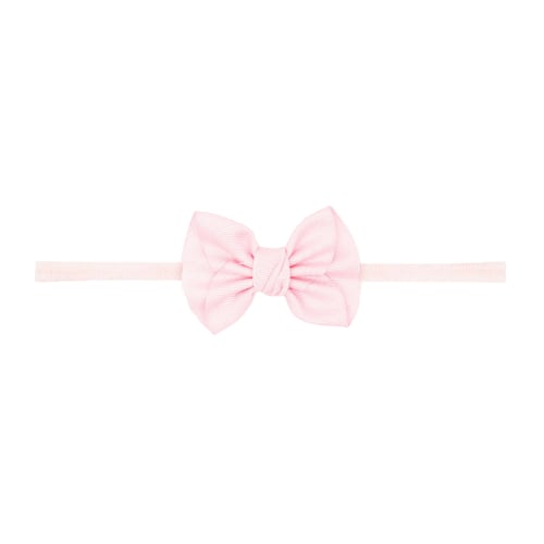 Thin Nylon Headband with Mini Anne Hair Bow