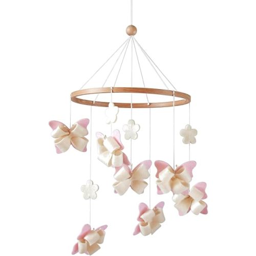Butterfly Crib Mobile Butterfly Mobile for Crib Baby Mobile for Girls Nursery Décor
