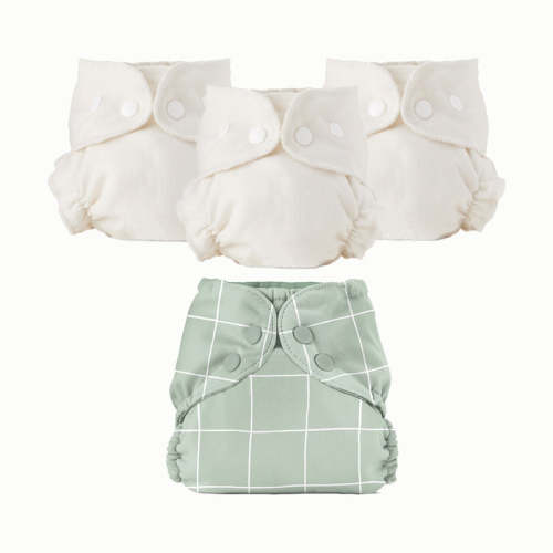Organic Cloth Diaper Bundle Starter – Esembly