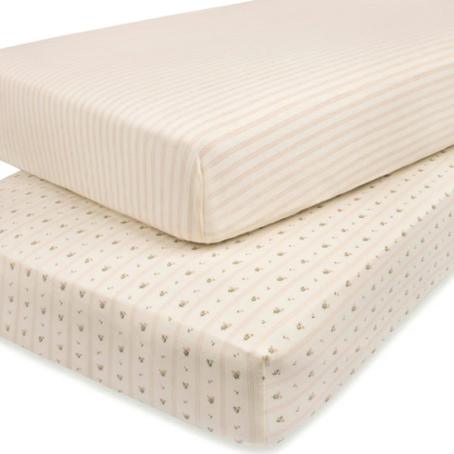 Linear Floral Crib Set (52"x28") – Ely's & Co.