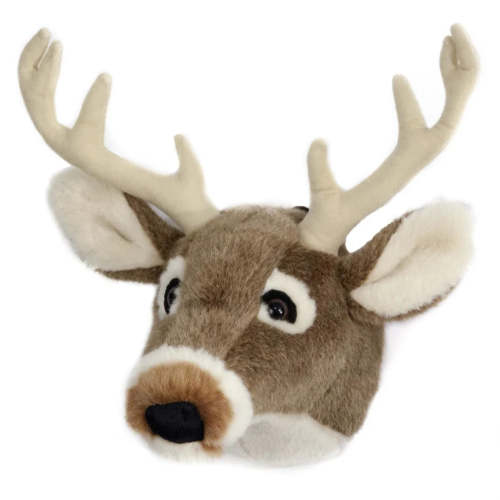 LARGE PLUSH TROPHY HEAD - WHITE TAIL DEER