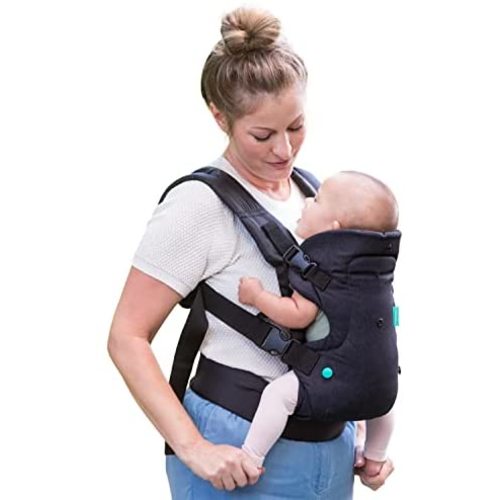 Infantino Flip 4-in-1 Carrier - Ergonomic, Convertible, face-in and face-Out, Front and Back Carry for Newborns and Older Babies 8-32 lbs
