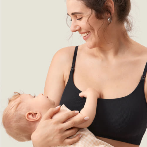 Ribbed Scoop Nursing Bralette
