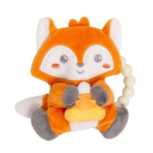 Pearhead Halloween Crinkle Baby Teether - Fox
