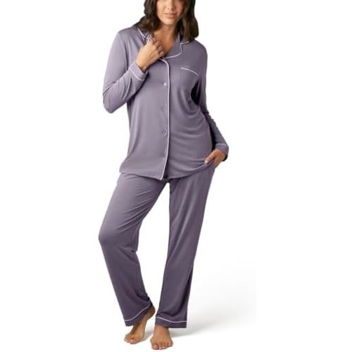 Kindred Bravely Clea Long Sleeve Maternity & Nursing Pajama Set, Postpartum