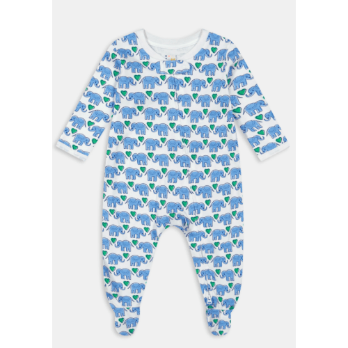 Infant Hathi Hearts Zipper Footie