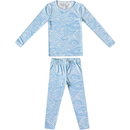 Copper Pearl 2 Piece Pajama Sets, Stylish Long Sleeve Pajamas for Babies Toddlers and Kids, 12 Months - 5 Years