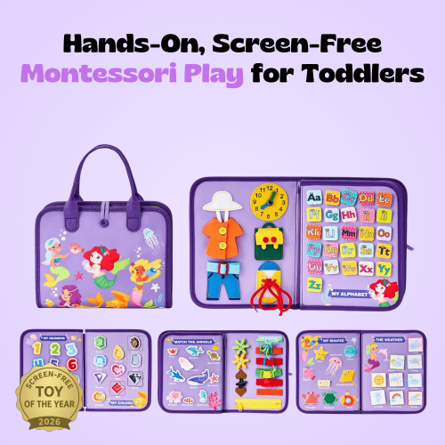 Montessori Busy Board for Toddlers | TibaToes™ Official