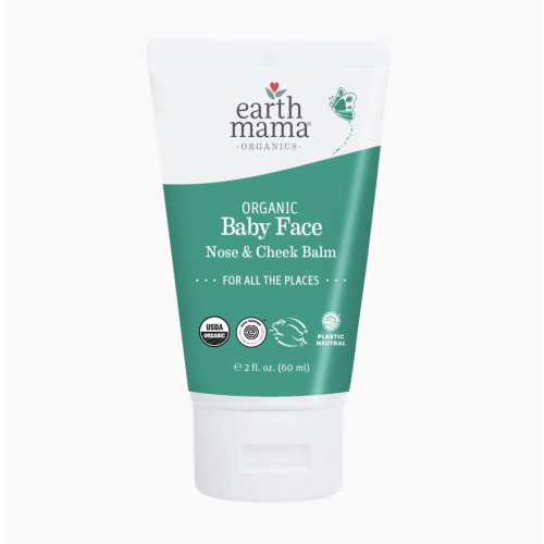 Earth Mama Organic Baby Face Nose & Cheek Balm - 2 Fl Oz