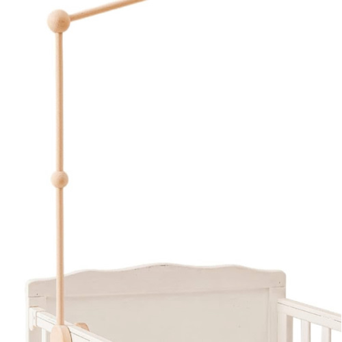 Crib Mobile Holder, HBM Wooden Mobile Arm & Hanger for Crib, Nursery Decor for Baby Girl Boy