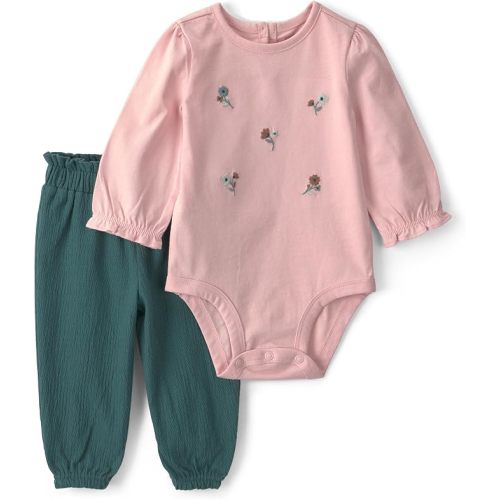 Carter's Baby Girls' 2-piece Bodysuit Pant Set