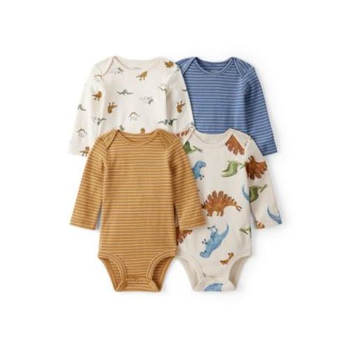Baby Boys Bodysuits Set - 4 Pack