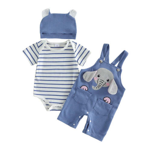 LITTLE DREAMER Overalls with Beanie - Hazel & Bo