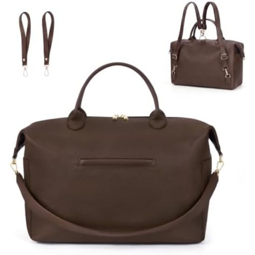 Diaper Bag Tote Convertible Vegan Leather Diaper Tote Backpack Diaper Mommy Bags Hospital Bag Work Totes