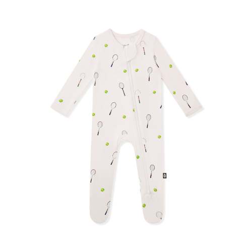 Zippered Footie in Tennis