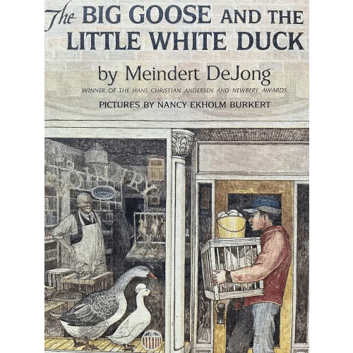 The Big goose and the Little White Duck