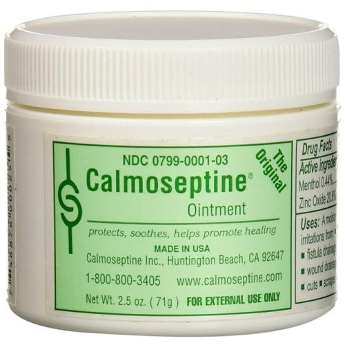 Calmoseptine Ointment 2.5 oz Jar