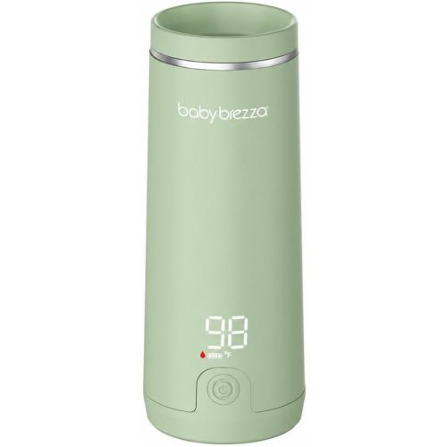 Baby Brezza Portable Baby Bottle Warmer - Breastmilk + Formula Safe, Green