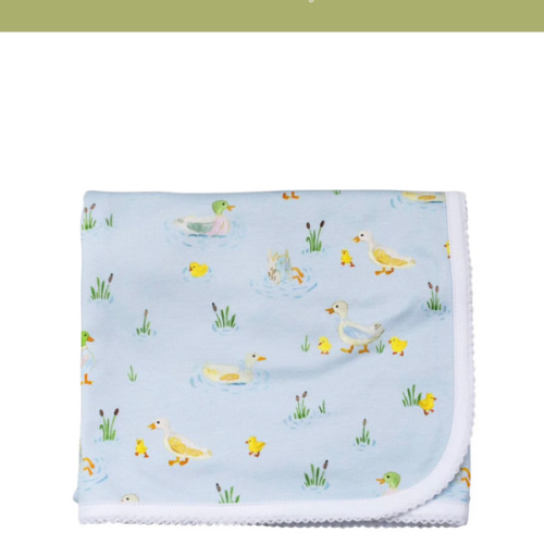 Puddles Pima Knit Blanket | Posh Tots Children's Boutique