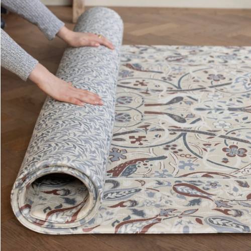 Morris & Co. The Bullerswood Stone Woad Play Mat – Totter and Tumble LLC