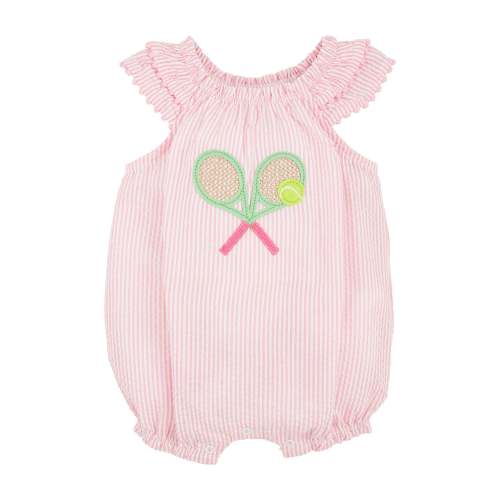 Seersucker Tennis Baby Romper – Shop Little Cousins