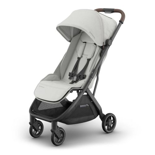 UPPAbaby Minu V3 Lightweight Travel Stroller - Savannah: Forward Facing Seat, Maximum Weight 50 lbs, Flat-Free Tires