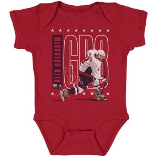 500 LEVEL Alex Ovechkin One-Piece Infant Bodysuit - Alex Ovechkin Washington GR8 Outline