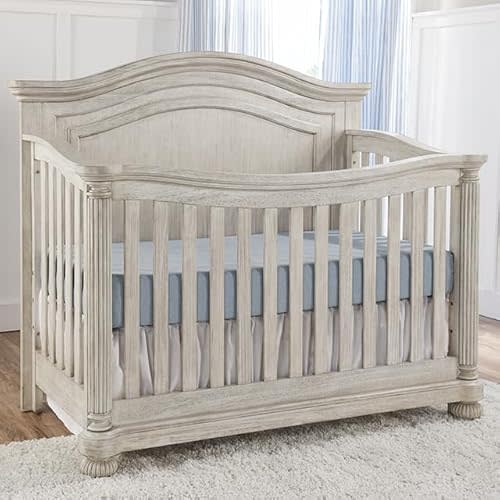 Kingsley Charleston 4-in-1 Convertible Crib Weathered White