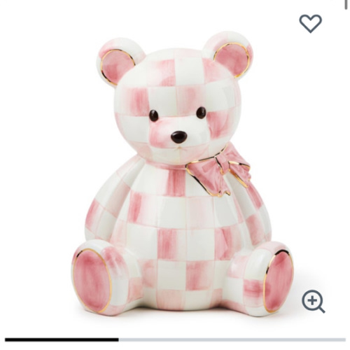 MacKenzie-Childs | Rosy Bear Bank