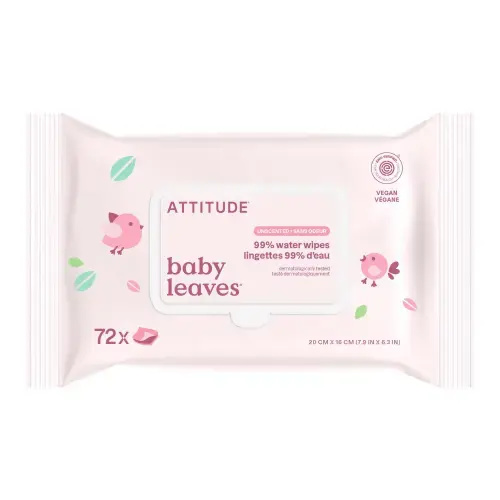 99% Water Wipes for Baby 3 Pack | ATTITUDE