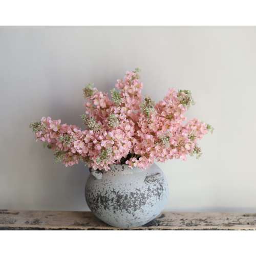Real Touch Blush Pink Lilac Branch, Faux Floral Arrangement