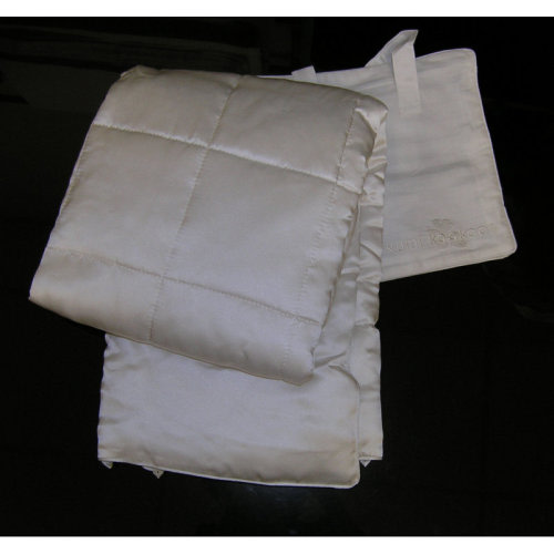 kumi kookoon Baby Cotton Covered Silk Filled Comforter in White | Wayfair