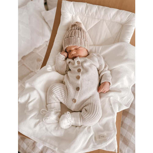 EVERYDAY RIBBED ROMPER | LIGHT BEIGE