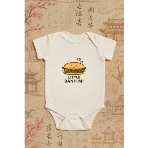 Little Bánh Mì Baby Outfit | Newborn Outfit, Baby Shower Gift, Cute Baby Clothes, Vietnamese Baby Clothes
