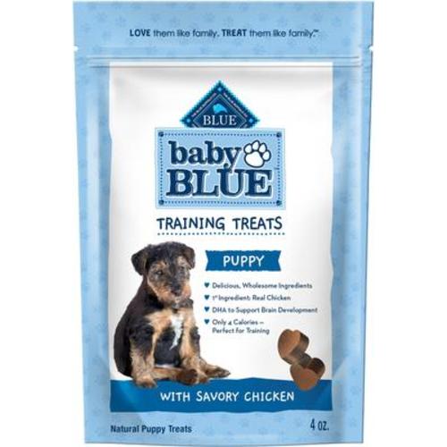 BLUE BUFFALO Baby BLUE Savory Chicken Puppy Training Soft Dog Treats, 4-oz bag - Chewy.com
