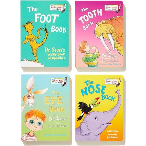 The Big Boxed Set of Bright and Early Board Books About Me: The Foot Book; The Eye Book; The Tooth Book; The Nose Book (Big Bright & Early Board Book)